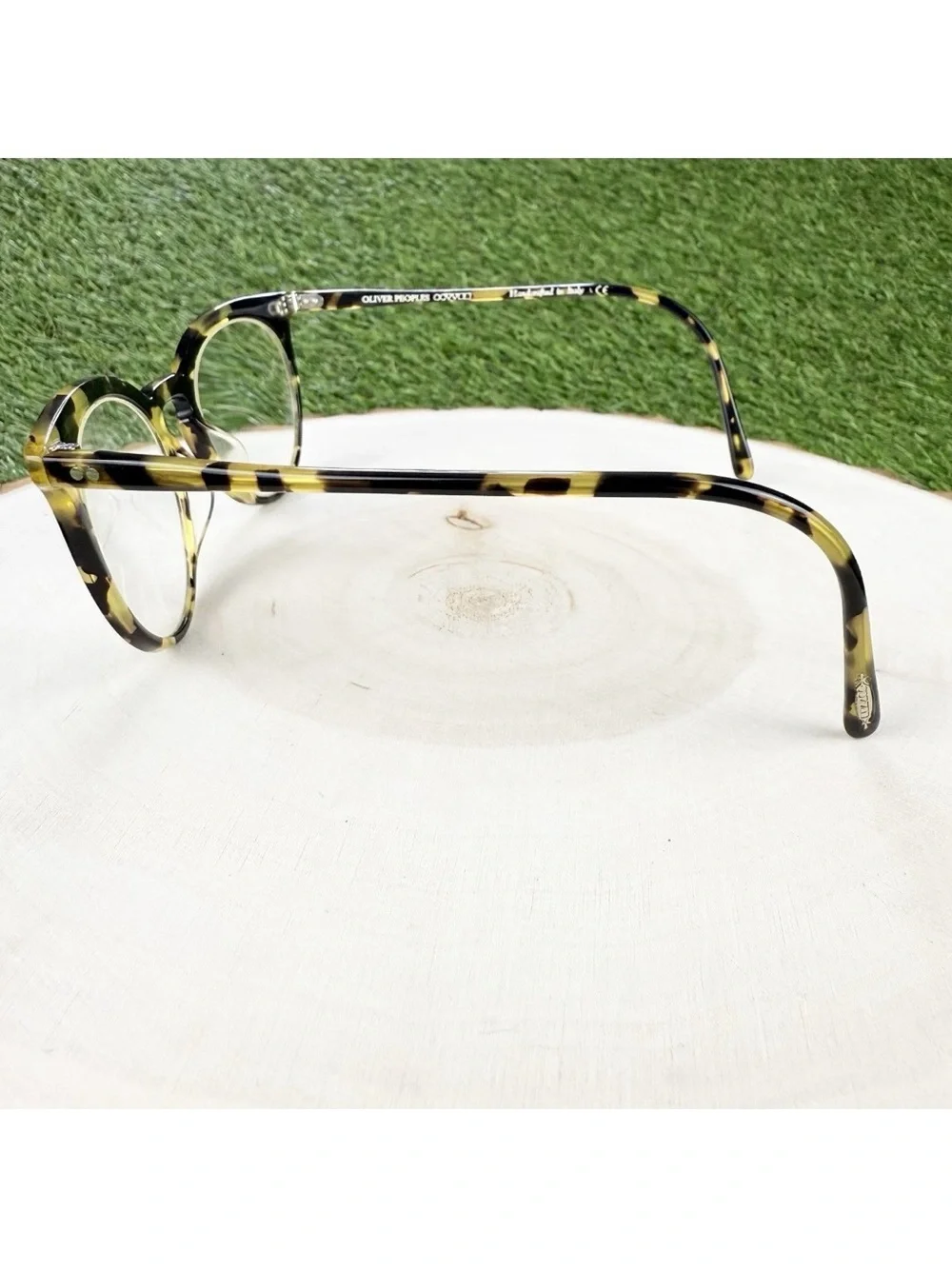 Oliver Peoples Eyeglasses Frames Jonsi OV5348U 1571 47-21-145 Yellow Havana Tort